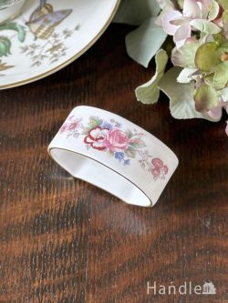 アンティーク雑貨 アンティーク食器 イギリスから届いたアンティークのナプキンリング、ロイヤルクラウンダービー(ROYAL CROWN DERBY)