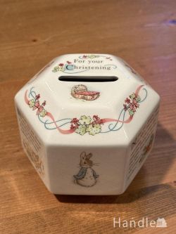 到着予定商品 アンティ―ク WEDGWOOD ピーターラビット 貯金箱