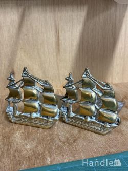 到着予定商品  アンティーク 真鍮 ブックエンド pair