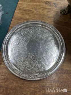 到着予定商品  アンティーク シルバー トレイ