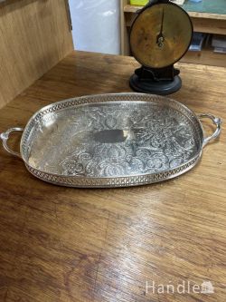 到着予定商品 アンティーク シルバー トレイ