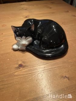 到着予定商品  アンティーク ネコのオーナメント(フィギュリン)