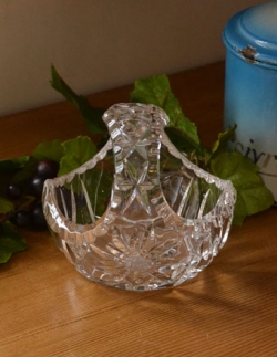 アンティーク雑貨  1940年代のアンティークのプレスドグラス