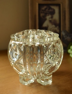 アンティーク雑貨  1940年代のアンティーク プレスドグラス