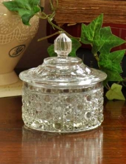 アンティーク雑貨  1940年代のアンティーク プレスドグラス