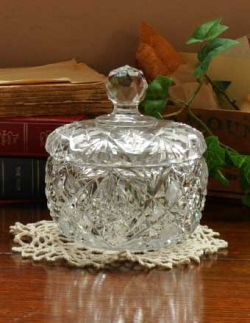 アンティーク雑貨  1940年代のアンティーク プレスドグラス