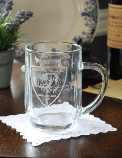 アンティーク雑貨 アンティーク食器 イギリスから届いた記念のビールジョッキ、121周年記念のおしゃれなビンテージグラス（CENTENARY 1992）