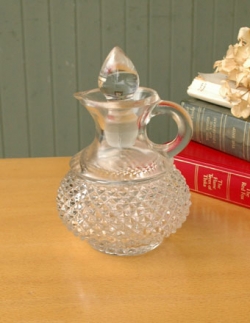 アンティーク雑貨  1940年代のアンティーク プレスドグラス