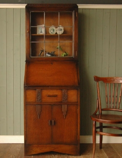 アンティーク家具 ビューロー 1930年代のアンティーク ビューロー ブックケース