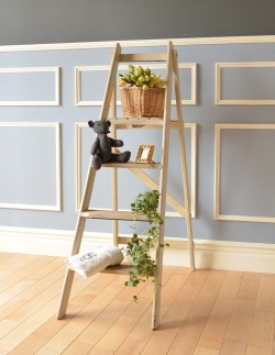 アンティーク家具 その他 アンティーク家具 アンティークのペイント家具、シンプルなステップラダー（脚立）