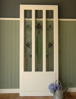 アンティーク家具  アンティーク ステンドグラス ドア