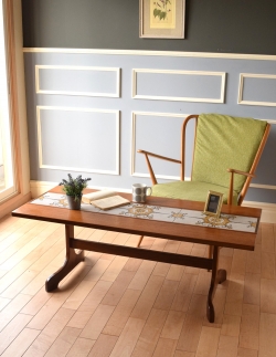 アンティーク家具 アンティークのテーブル 1960年代のアンティーク タイルトップコーヒーテーブル