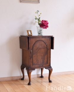 アンティーク家具 アンティークのキャビネット 小さいペディスタルカップボード、イギリスのアンティーク家具
