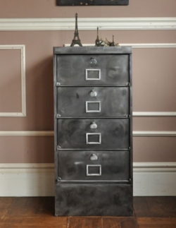 アンティーク家具  1960年代のアンティーク メタル キャビネット