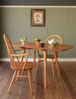 アンティーク家具 アンティークのテーブル 1960年代のアンティーク アーコール ドロップリーフ テーブル