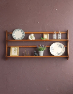 アンティーク家具 アンティークのウォールハンガー 壁に付けるオシャレな棚、アーコールのヴィンテージプレートラック