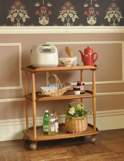 アンティーク家具 アンティークのワゴン・トローリー アーコールのヴィンテージワゴン、キャスター付きトローリー （ERCOL）