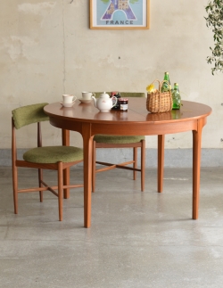 アンティーク家具 アンティークダイニングテーブル ヴィンテージ家具、Nathan（ネイサン）社の伸張式のダイニングテーブル