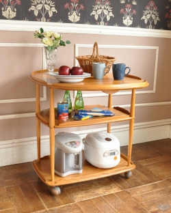 アンティーク家具 アンティークのワゴン・トローリー ３つのサイズに切り替えができるERCOL社のヴィンテージワゴンテーブル