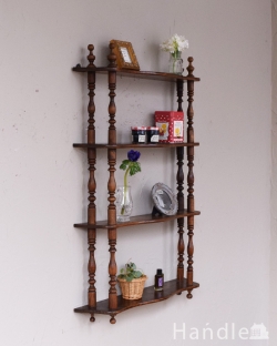 アンティーク家具 アンティークのウォールハンガー フランスから到着したアンティークのウォールラック（飾り棚）