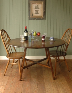 アンティーク家具 アンティークのテーブル アンティーク  アーコール ドロップリーフ テーブル