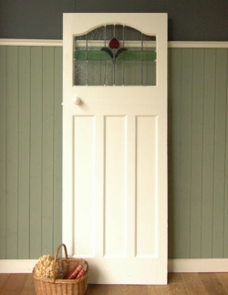 アンティーク家具  アンティーク ステンドグラス ドア