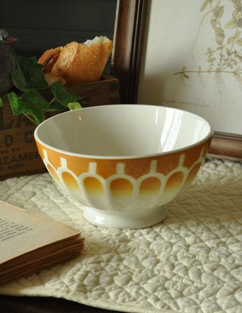 ドゥーブルメゾン 作り帯 カフェオレボウル 岡田直人 フランスボウル カフェオレボウル 作家もの うつわ