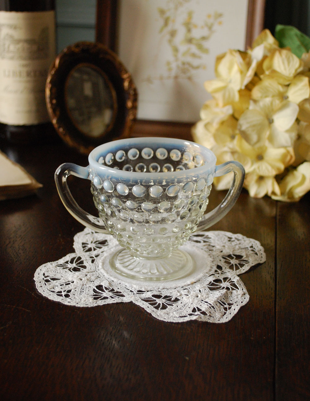 アンカーホッキング ムーンストーン ホブネイル カップ＆ソーサー C&S