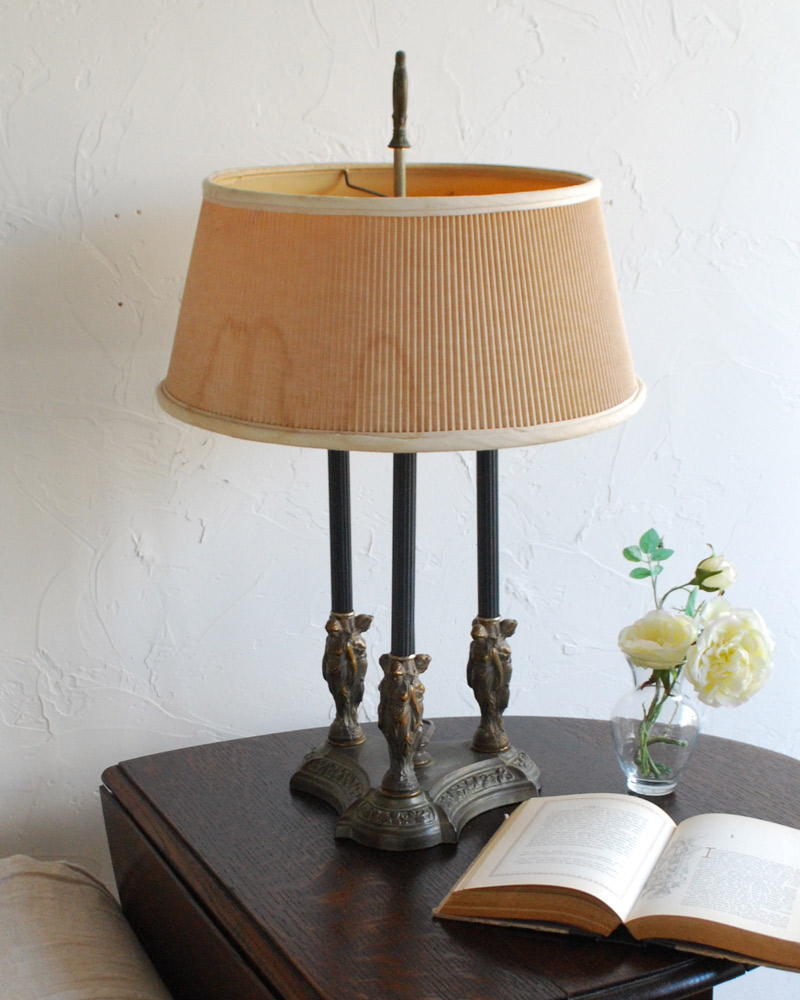 【3784】 antique bed side lamp 送料無料