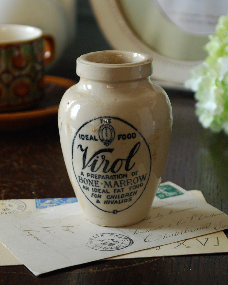 イギリス アンティーク Virol 花瓶 イギリスアンティーク Virol