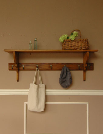 1940年代のアンティーク ウォールシェルフ (m-185-f)