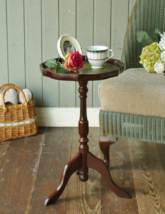 1930年代のアンティーク トリポットワインテーブル (m-252-f)