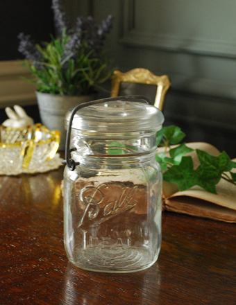 1940年代のBall ガラスジャー (m-599-z)