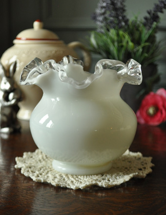 1940年代のシルバークレストの花器 (m-610-z)