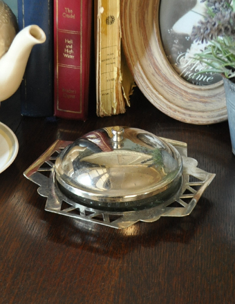 1940年代のアンティーク バターディッシュ (m-907-z)