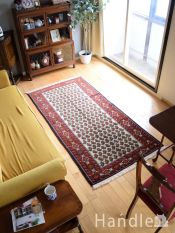 1点もののビンテージラグ、トルクメニスタンのおしゃれな絨毯