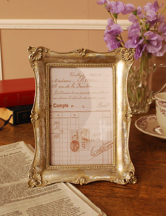 ジュゼットフォトフレーム（シルバー） (N-127)