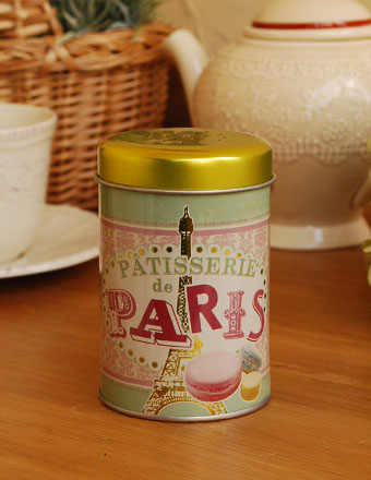 フレンチポップなパウダー缶（Ptisserie de Paris) (n4-031)