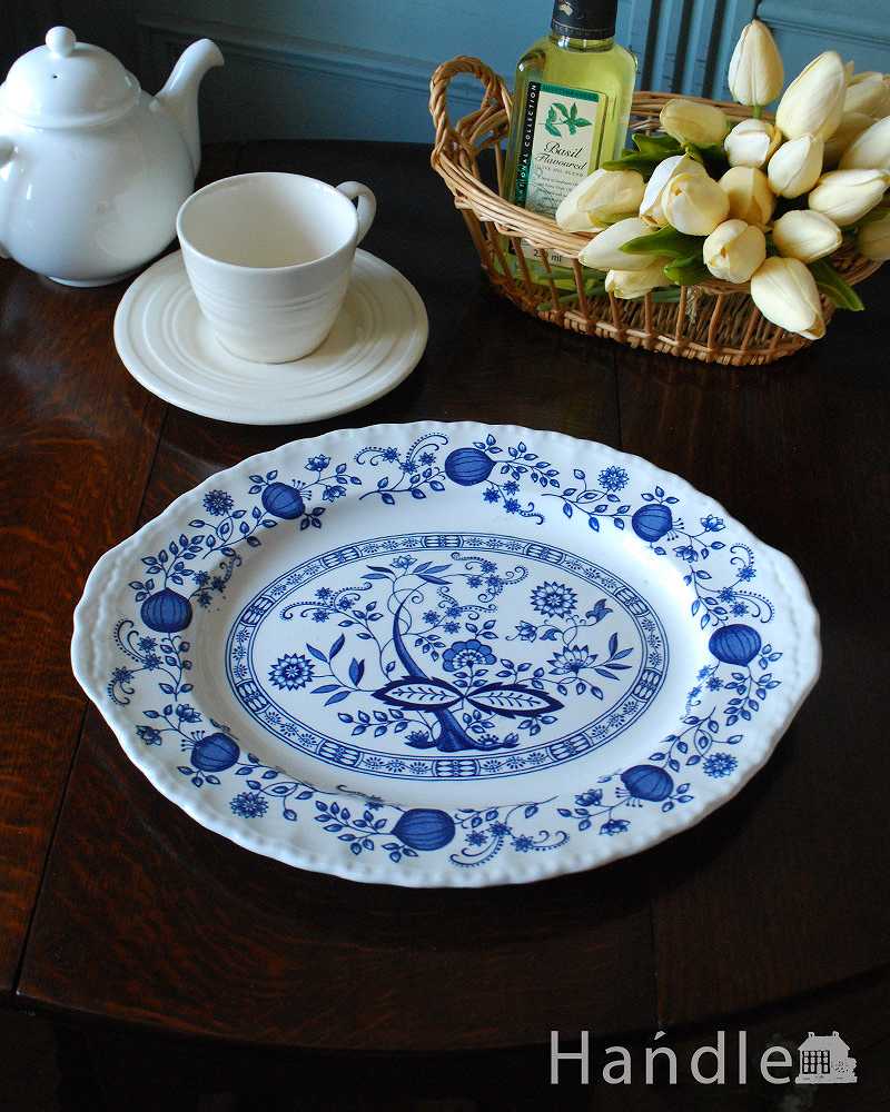 イギリスアンティーク WEDGWOOD ウェッジウッド Clematis クレマチス 