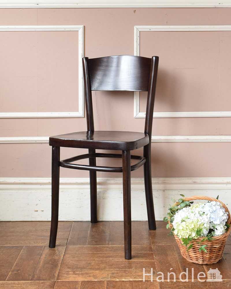 英国輸入のアンティーク椅子、ヨーロッパで人気なベントウッドチェア  (q-219-c)