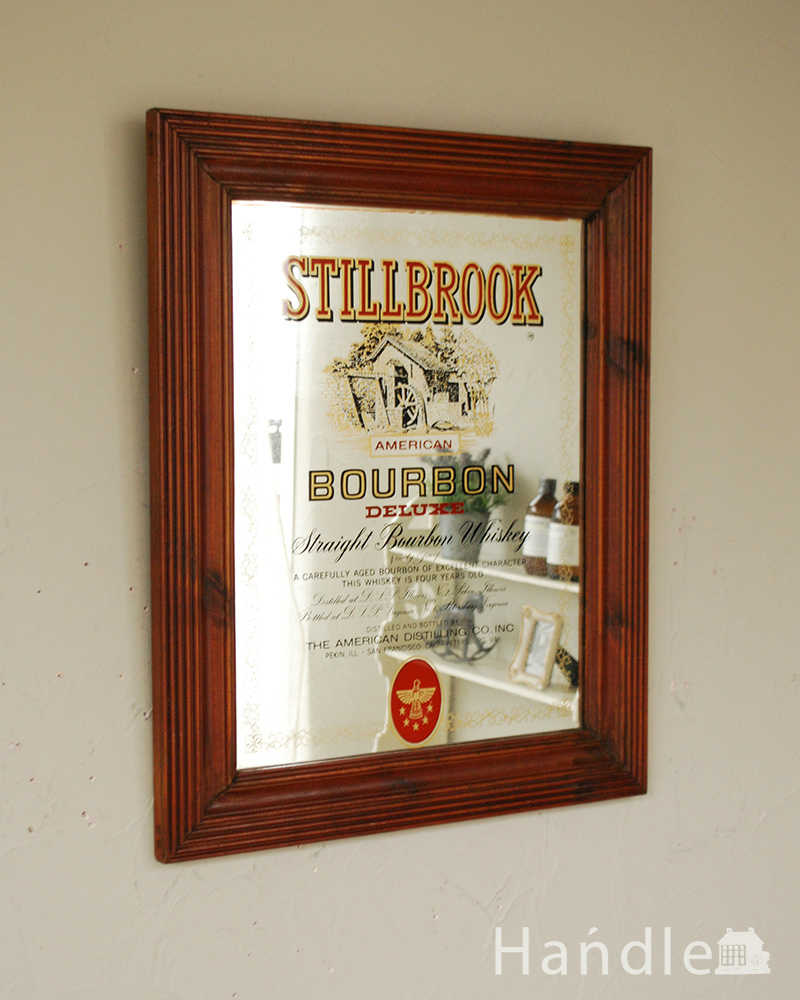 イギリスアンティーク雑貨、STILLBROOK（スティルブルック）のパブミラー