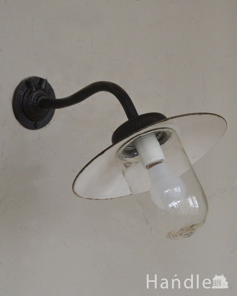 フランスのアンティーク照明、デッキランプ (外灯）（E26球付） (x-870-z)