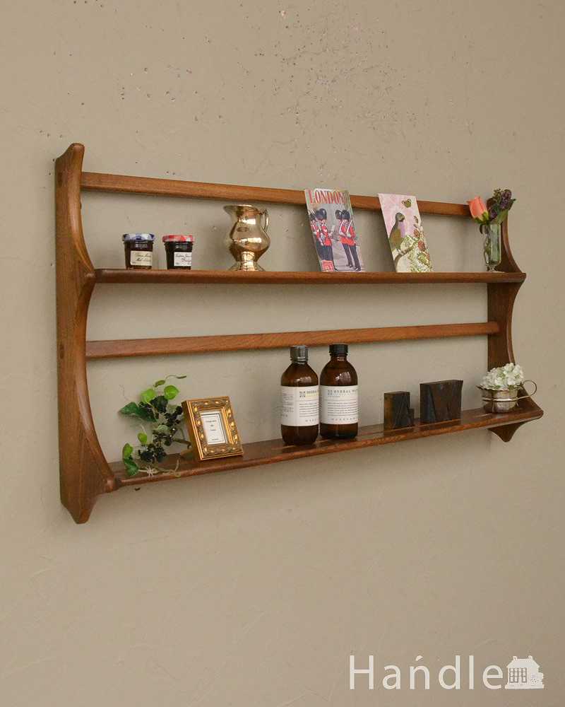 アーコール社のヴィンテージのウォールシェルフ（プレートラック） (k-1937-f)