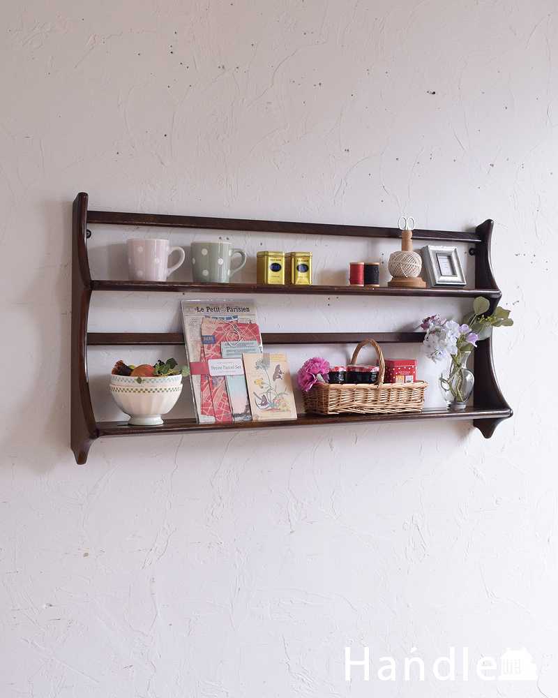 アーコール社のヴィンテージのウォールラック（プレートシェルフ） (x-1100-f)