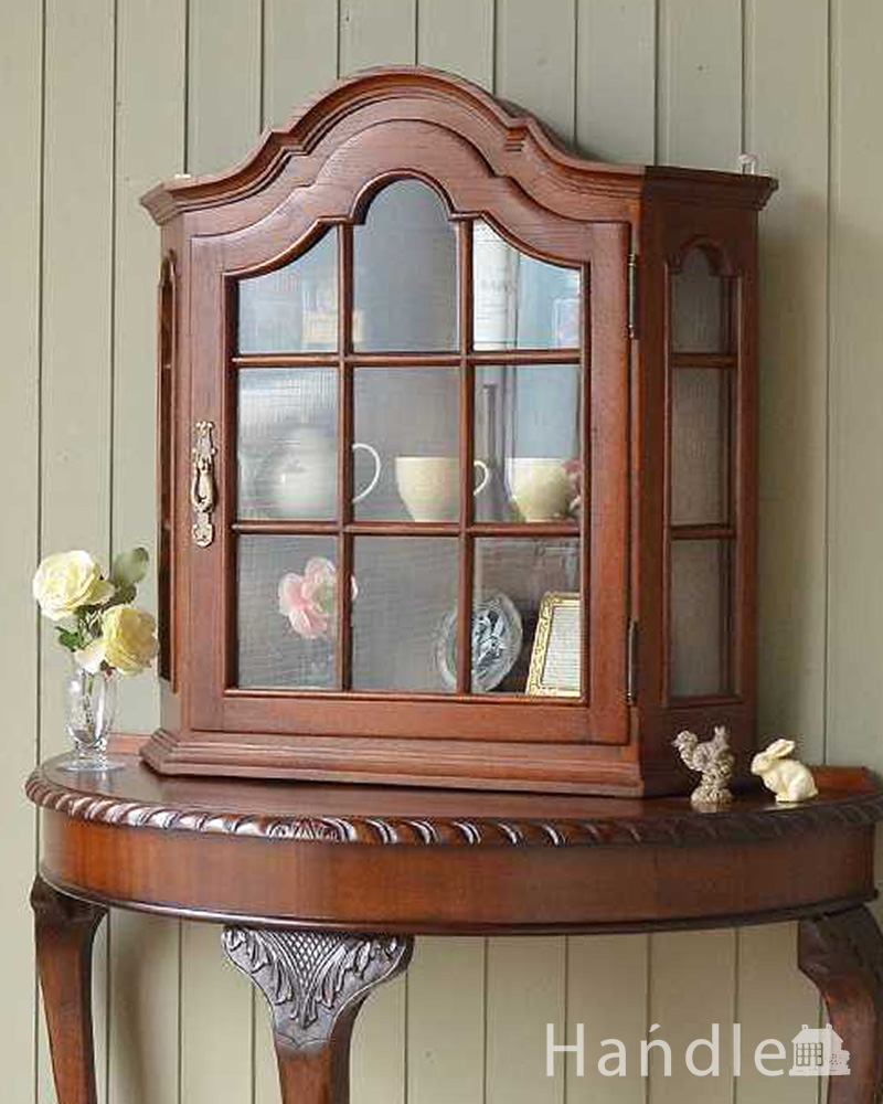 フランスから到着したアンティークウォールキャビネット (j-2424-f)