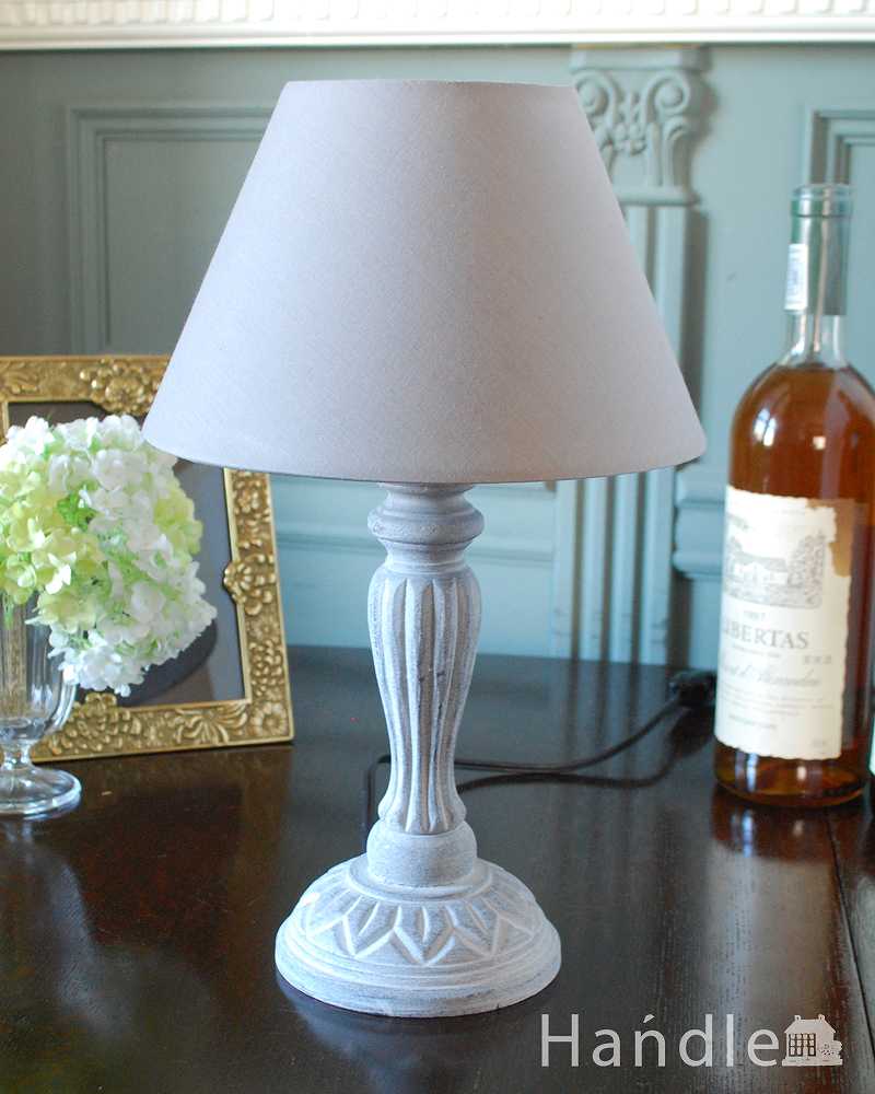 アンティーク風のおしゃれ照明、フレンチシャビーなテーブルランプ（電球なし） (TL-0058)