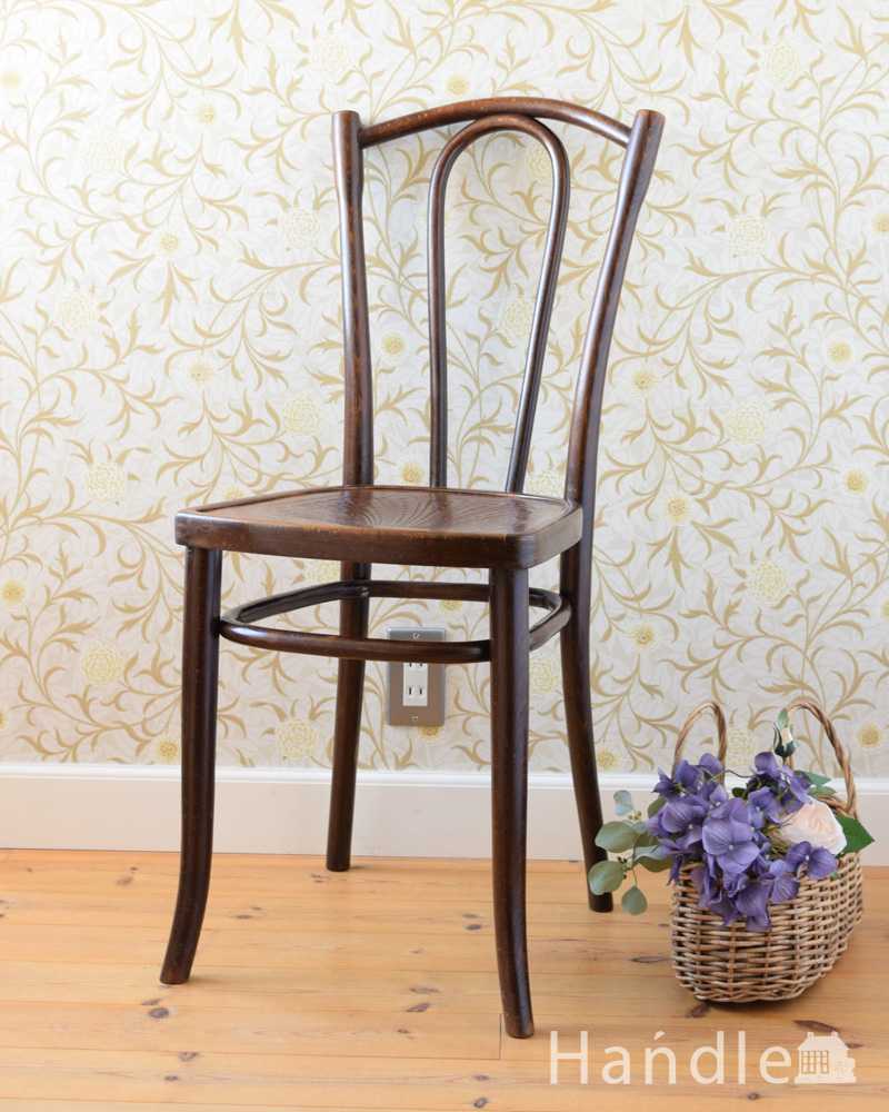英国のアンティーク椅子、曲げ木が美しいベントウッドチェア(トーネットチェア) (k-1612-c)