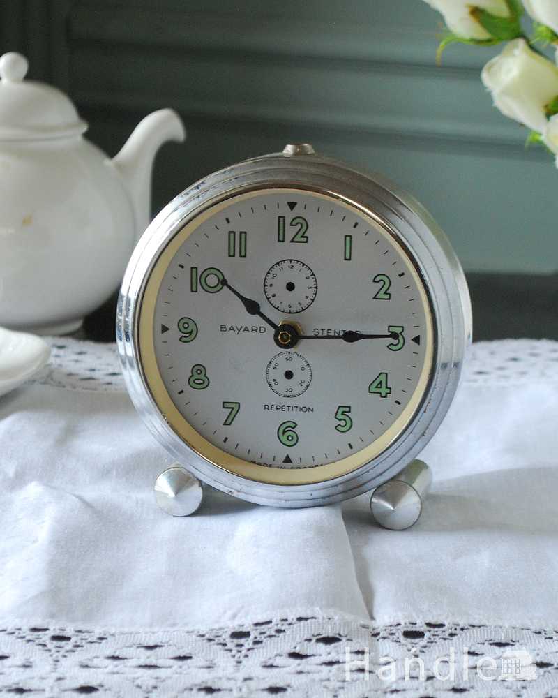 フランスのアンティーク雑貨、バヤール社（BAYARD）の置き時計 (d-1181-z)