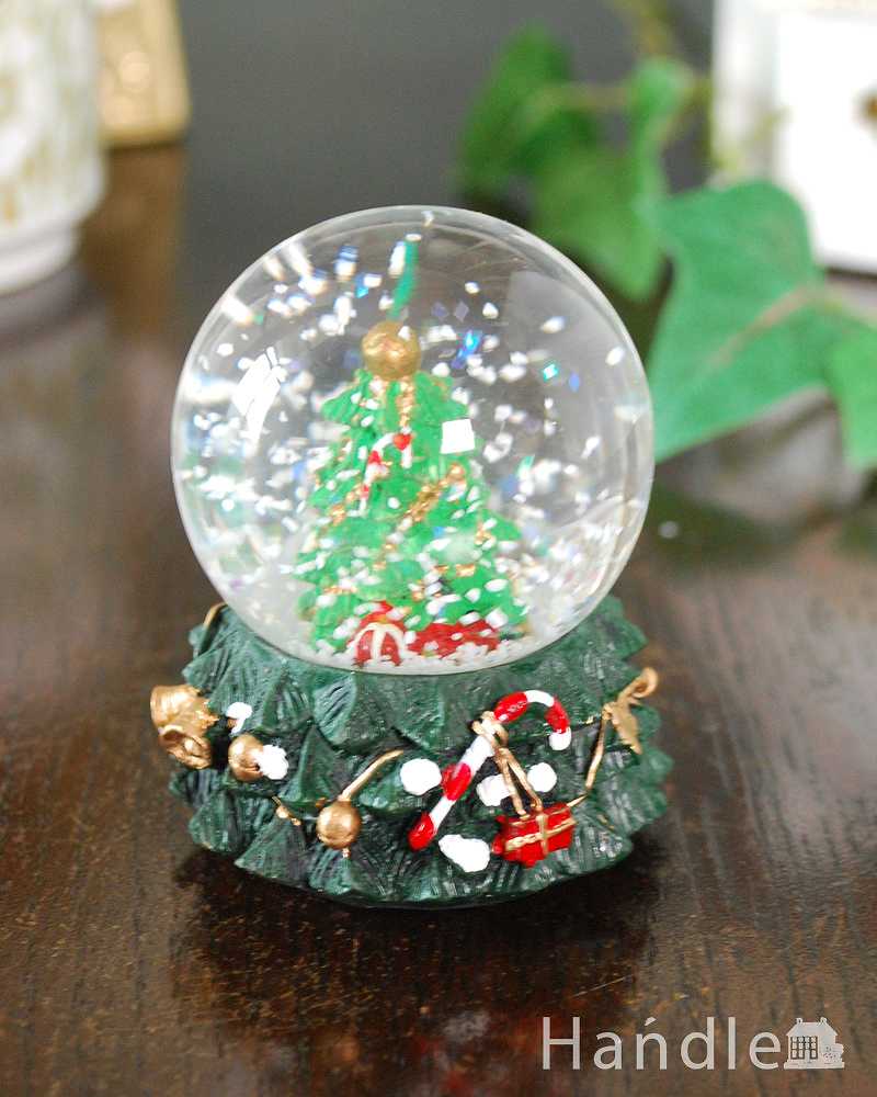 クリスマス気分を盛り上げてくれる小さなスノードーム（ツリー） (cm-158)