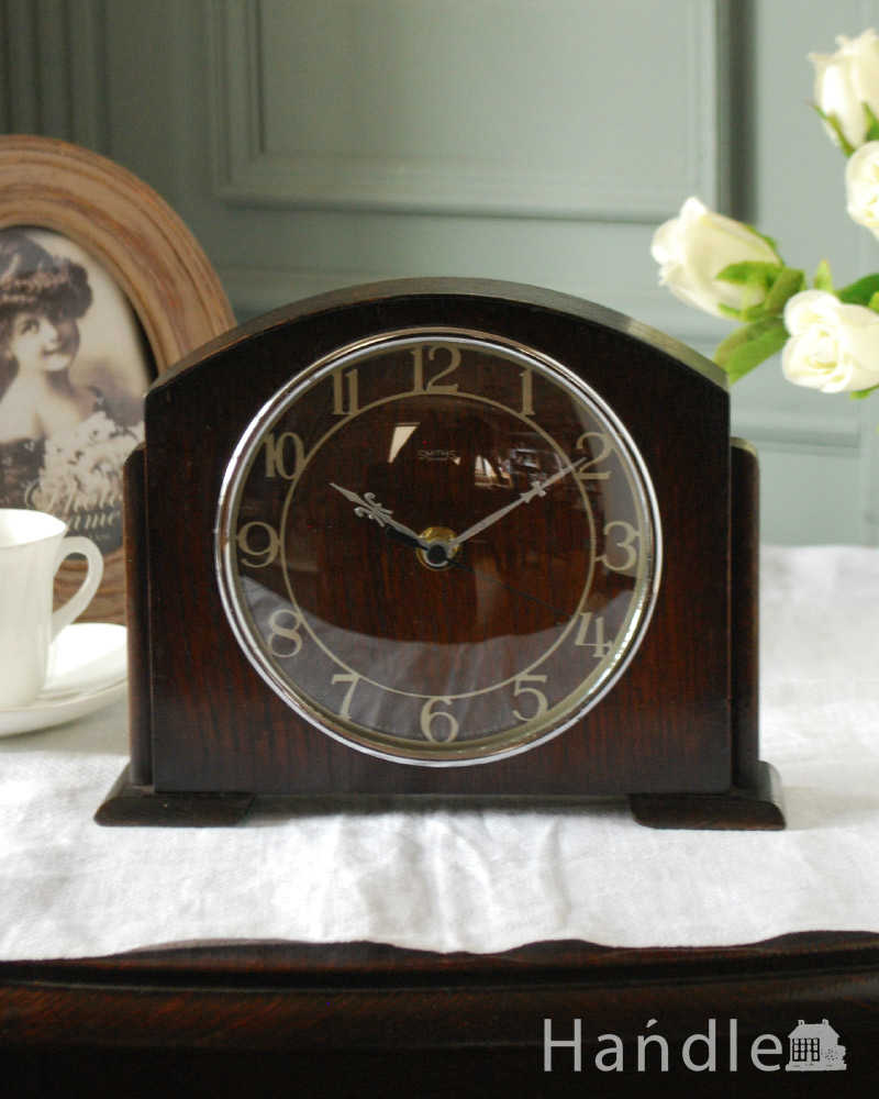 置くだけでお洒落なインテリアになる英国で見つけたSMITH社のアンティーク置き時計(k-3883-z)｜アンティーク雑貨
